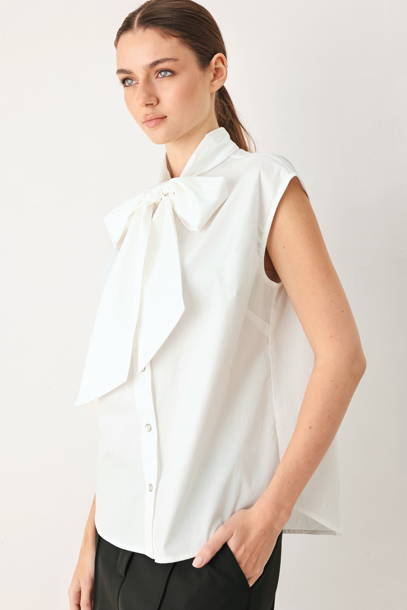 Modern Statement Bow Top