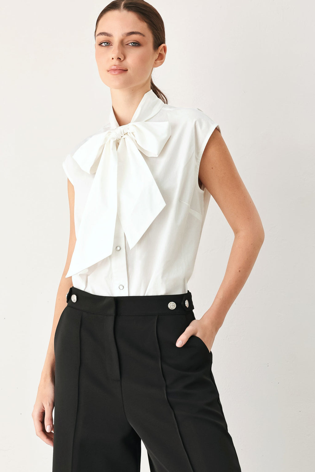 Modern Statement Bow Top