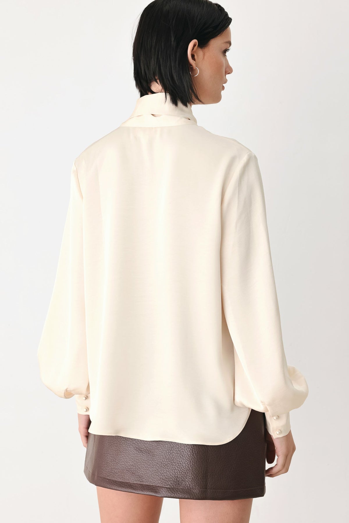 Champagne Wishes Tie-Front Blouse