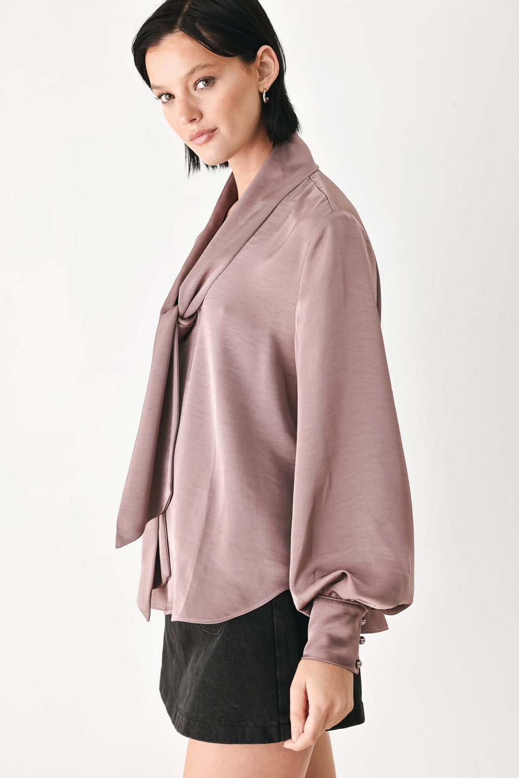 Champagne Wishes Tie-Front Blouse