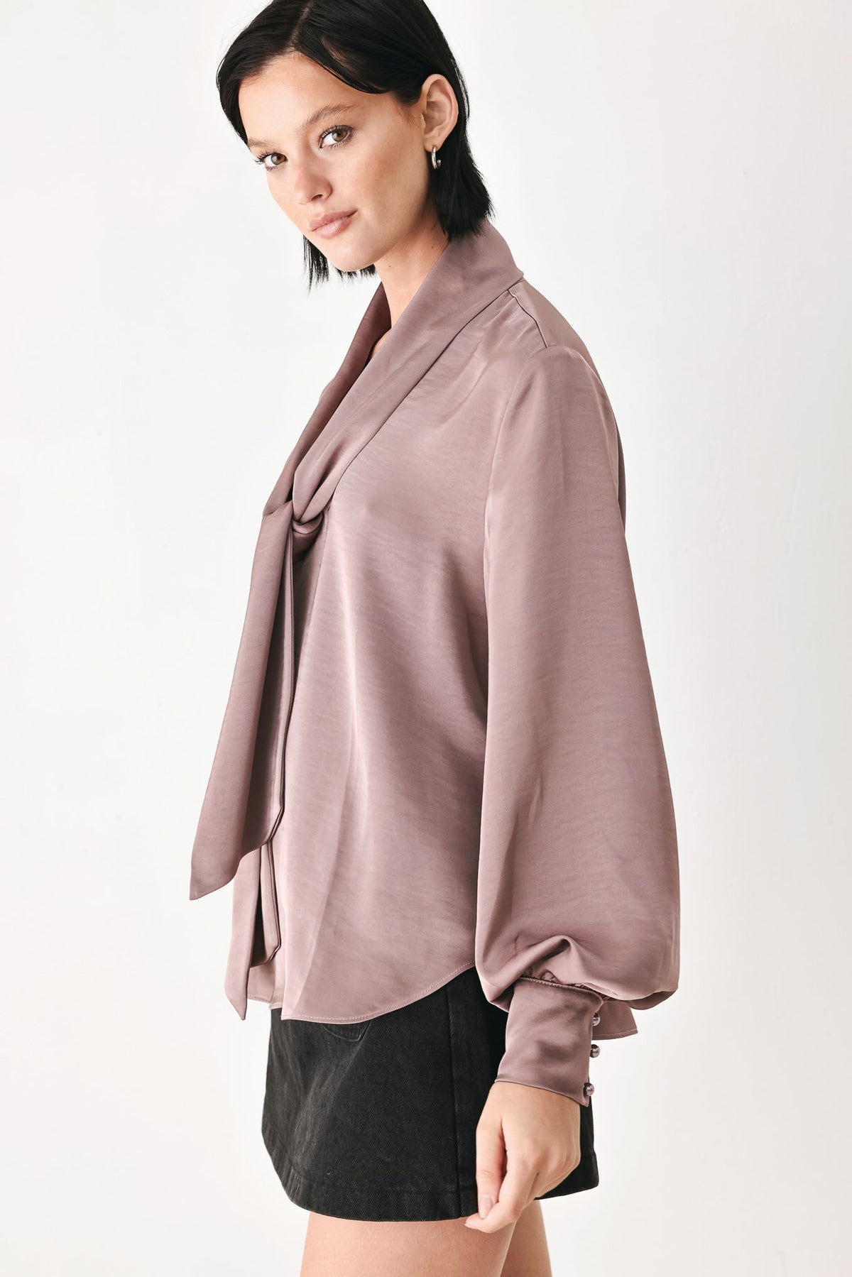 Champagne Wishes Tie-Front Blouse