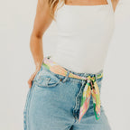 Cynthia Floral Square Scarf