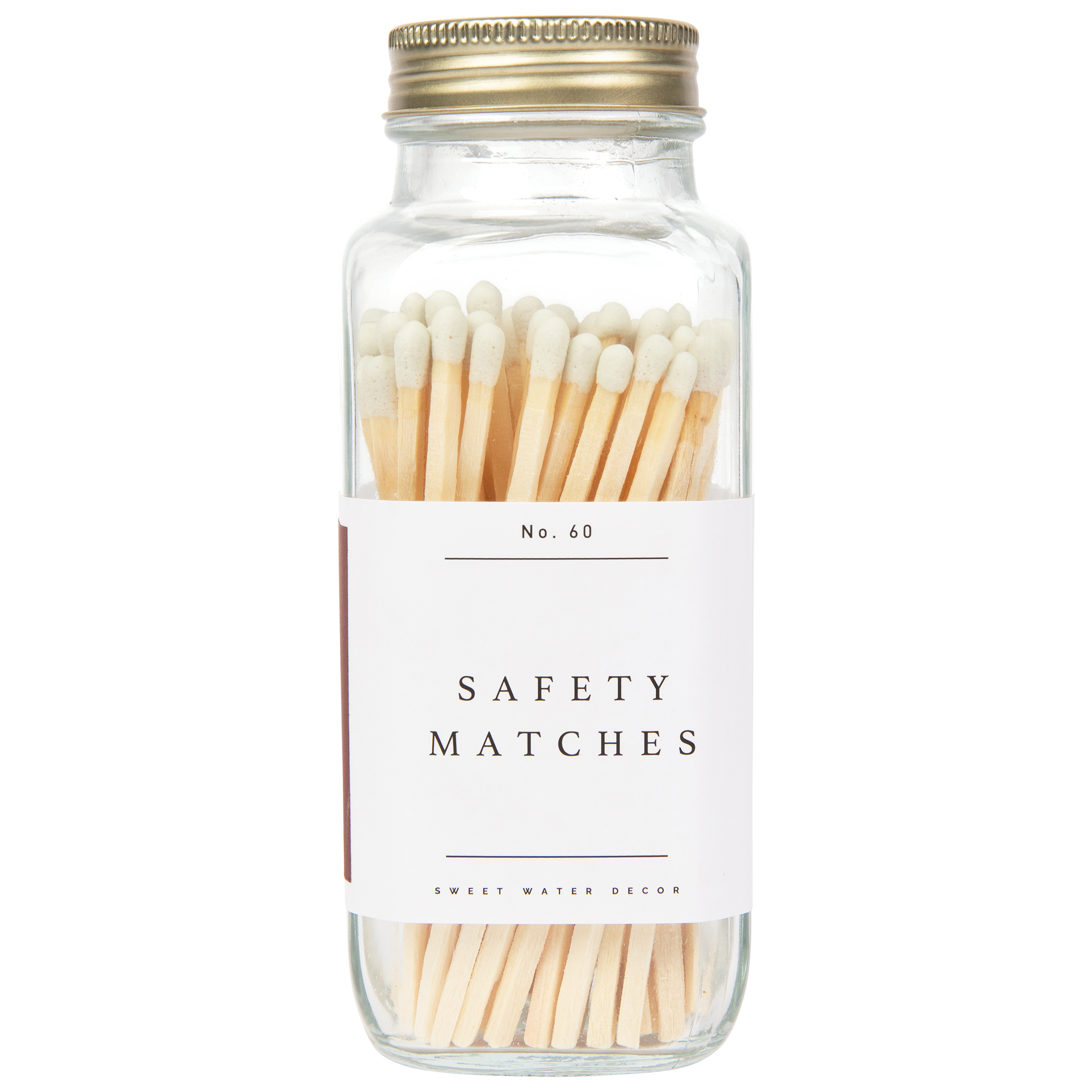 White Tip Safety Matches - 60 Count, 3.75"