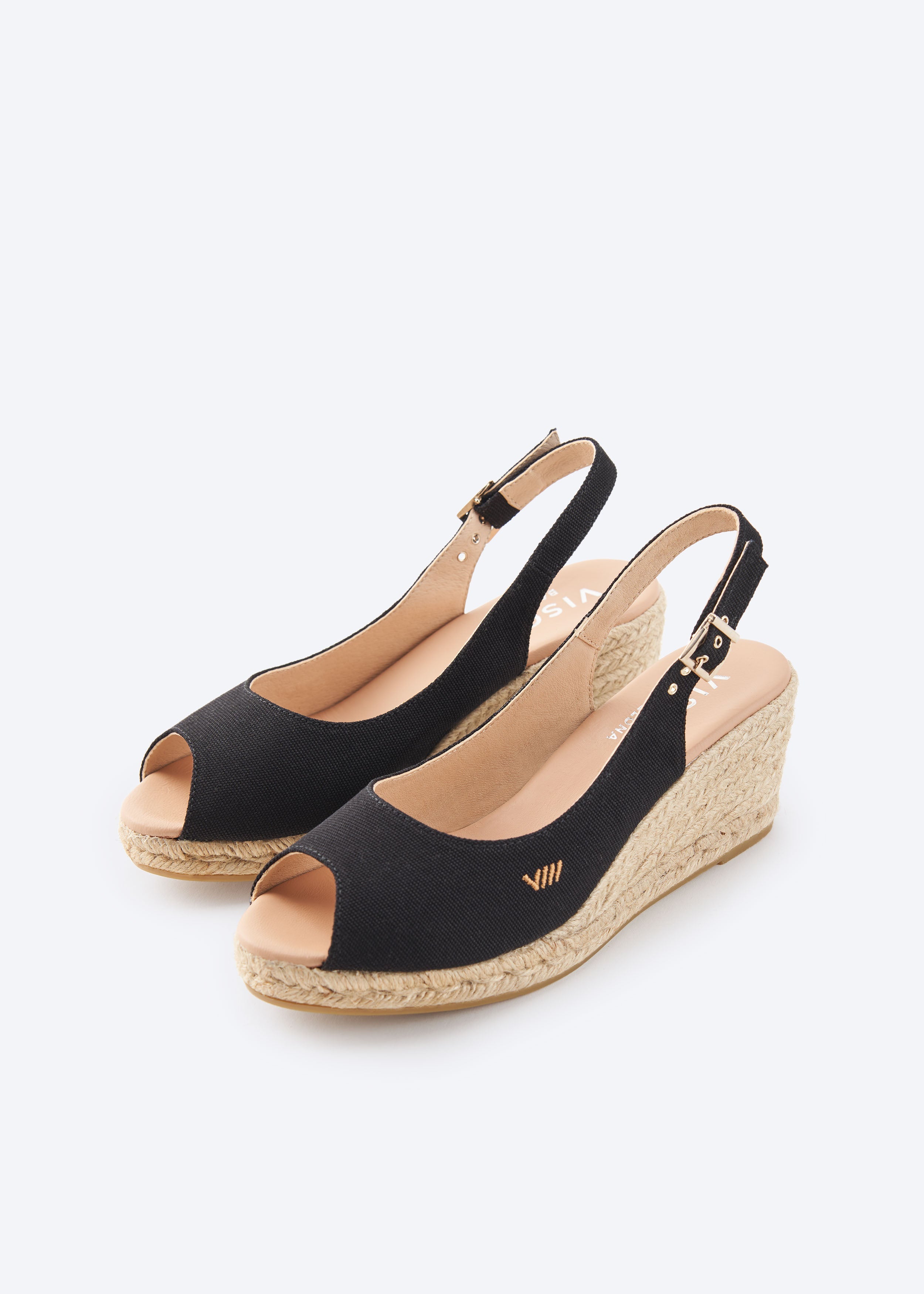 Gavina Canvas Espadrille Sandal Wedges