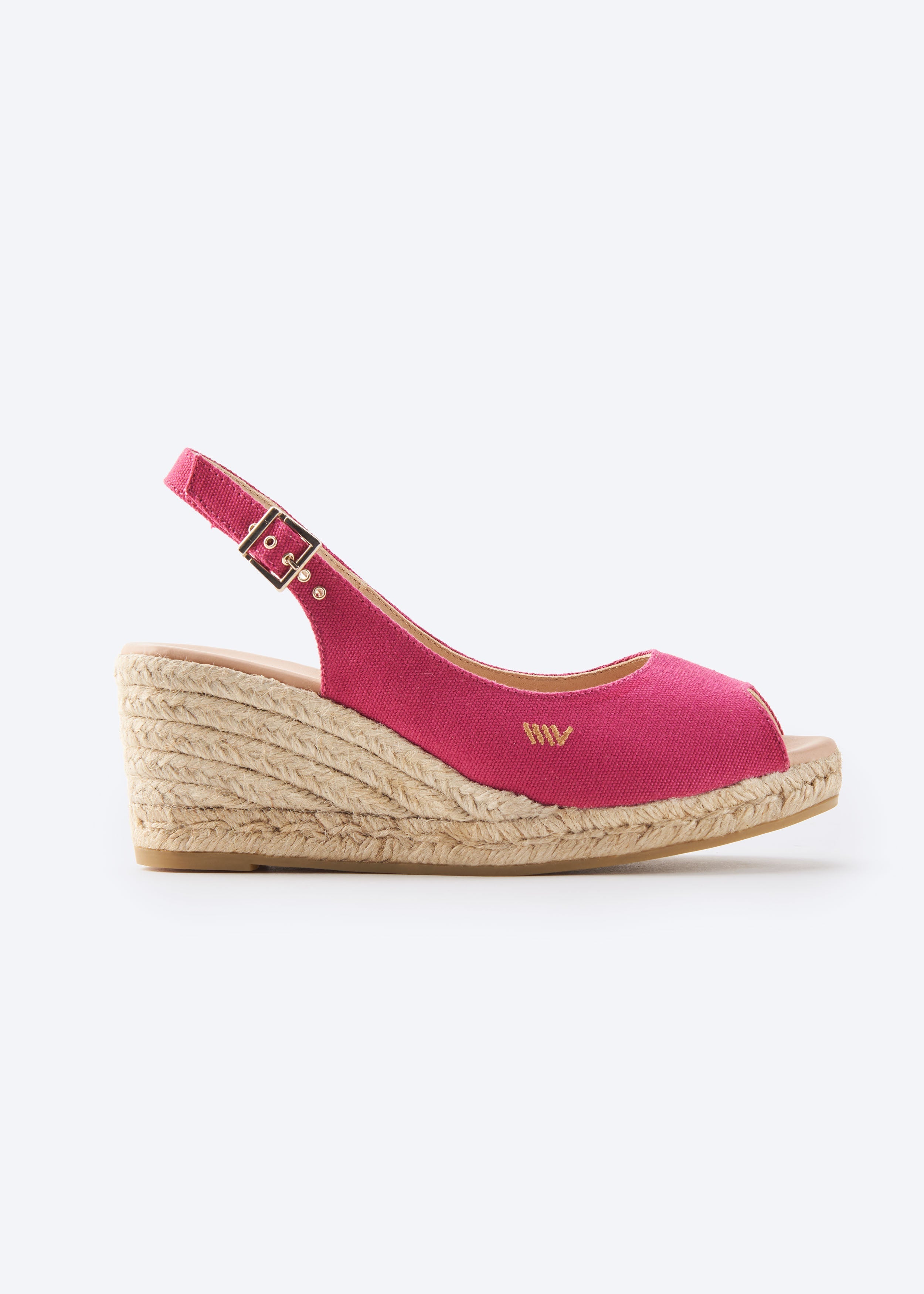 Gavina Canvas Espadrille Sandal Wedges