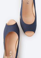Gavina Canvas Espadrille Sandal Wedges