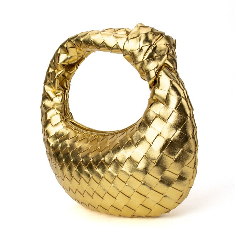 The Charlize | Knotted Woven Handbag