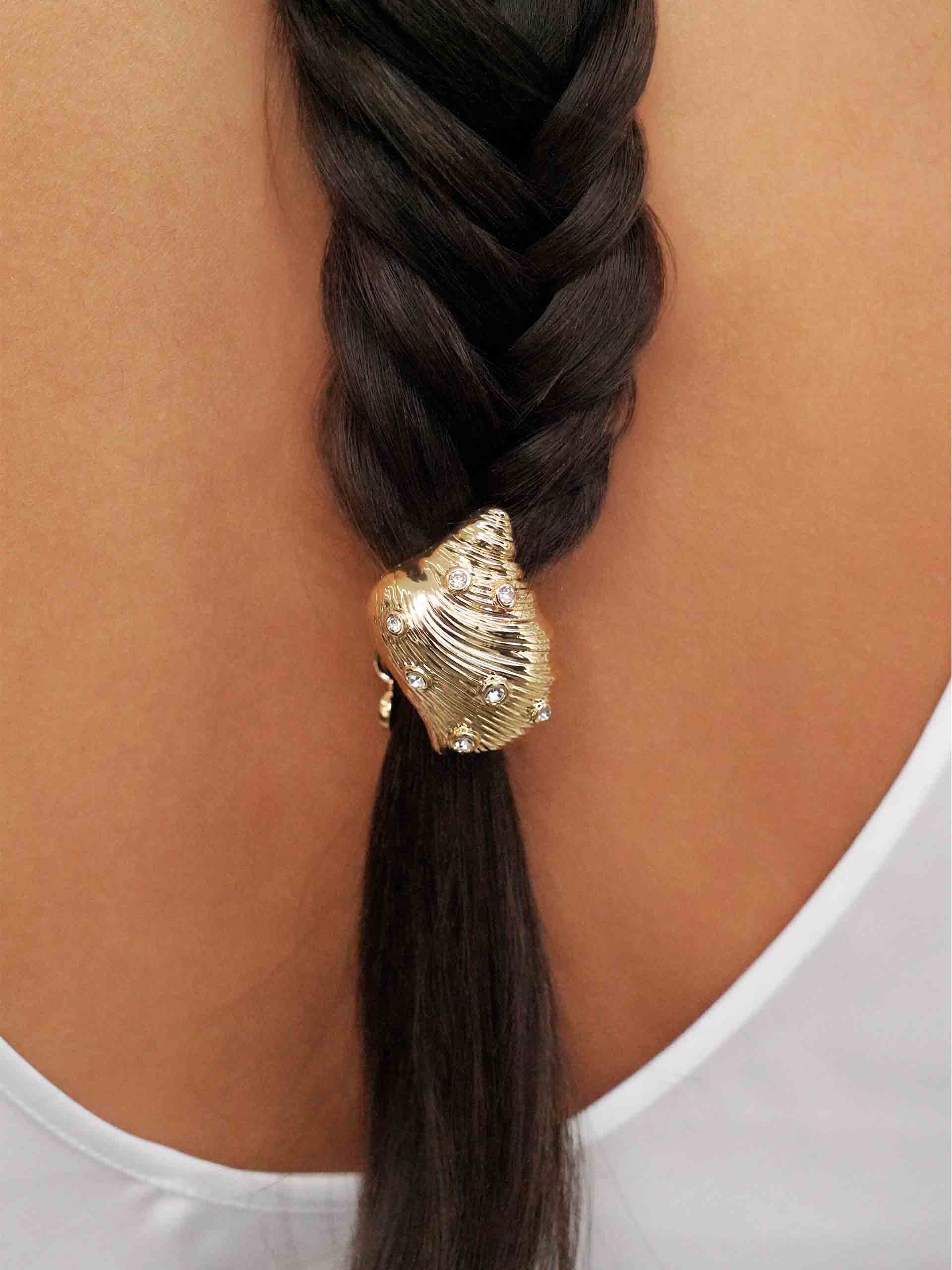 Soleil Shell Hair Tie
