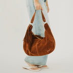 Hazel Hobo Shoulder Bag with Tassel
