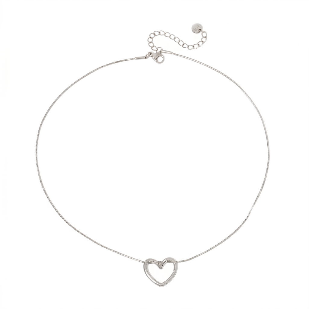 Tangled in Love Heart Necklace - WATERPROOF