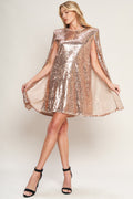 SPECIAL TREATMENT SEQUIN MINI DRESS