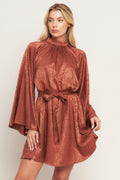 By Any Means Satin Mini Dress