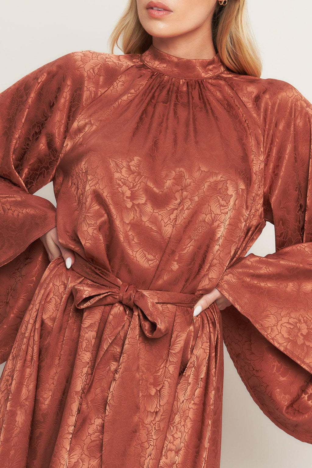 By Any Means Satin Mini Dress