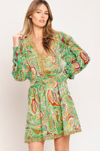 TIME SPENT TOGETHER WOVEN MINI DRESS