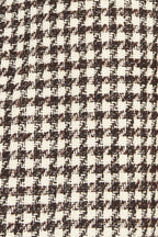 ELEGANT CHECK TWEED MINI DRESS