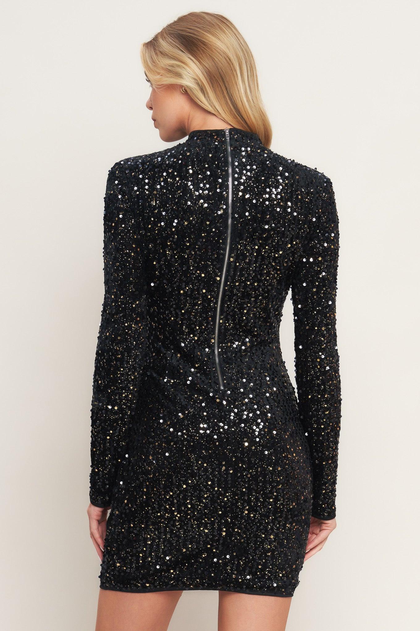 Whims of Fate Sequin Mini Dress