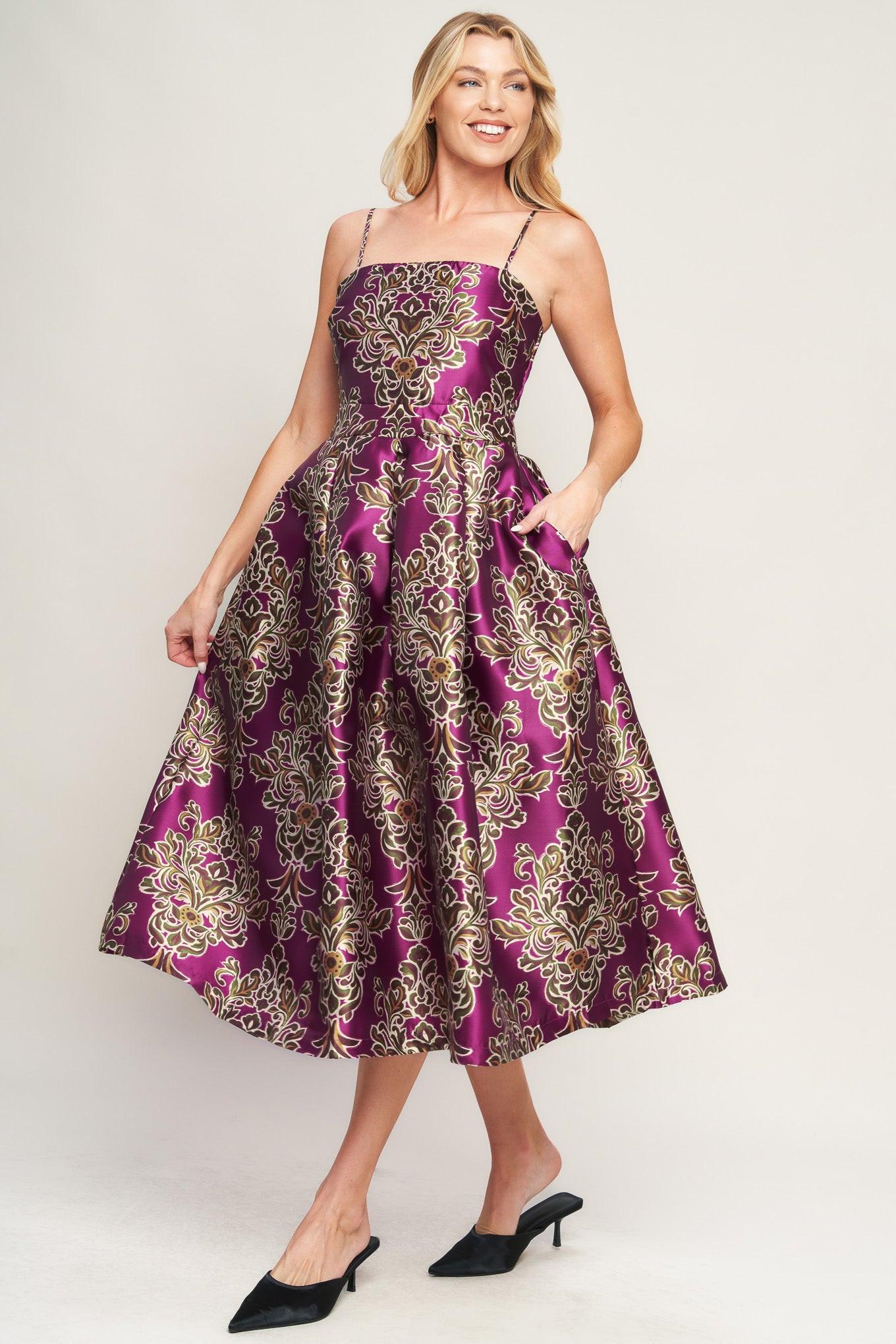Along The Way Midi Dress