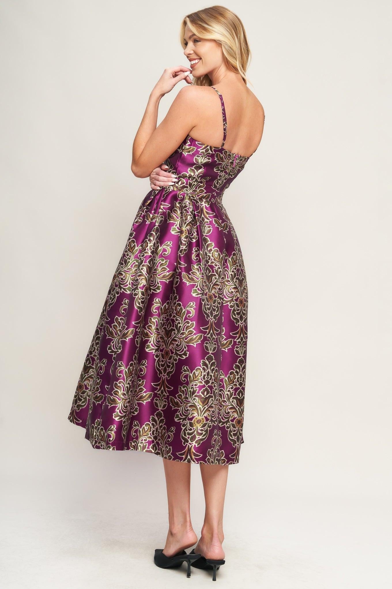 Along The Way Midi Dress