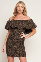 WHEREVER YOU MAY GO WOVEN MINI DRESS