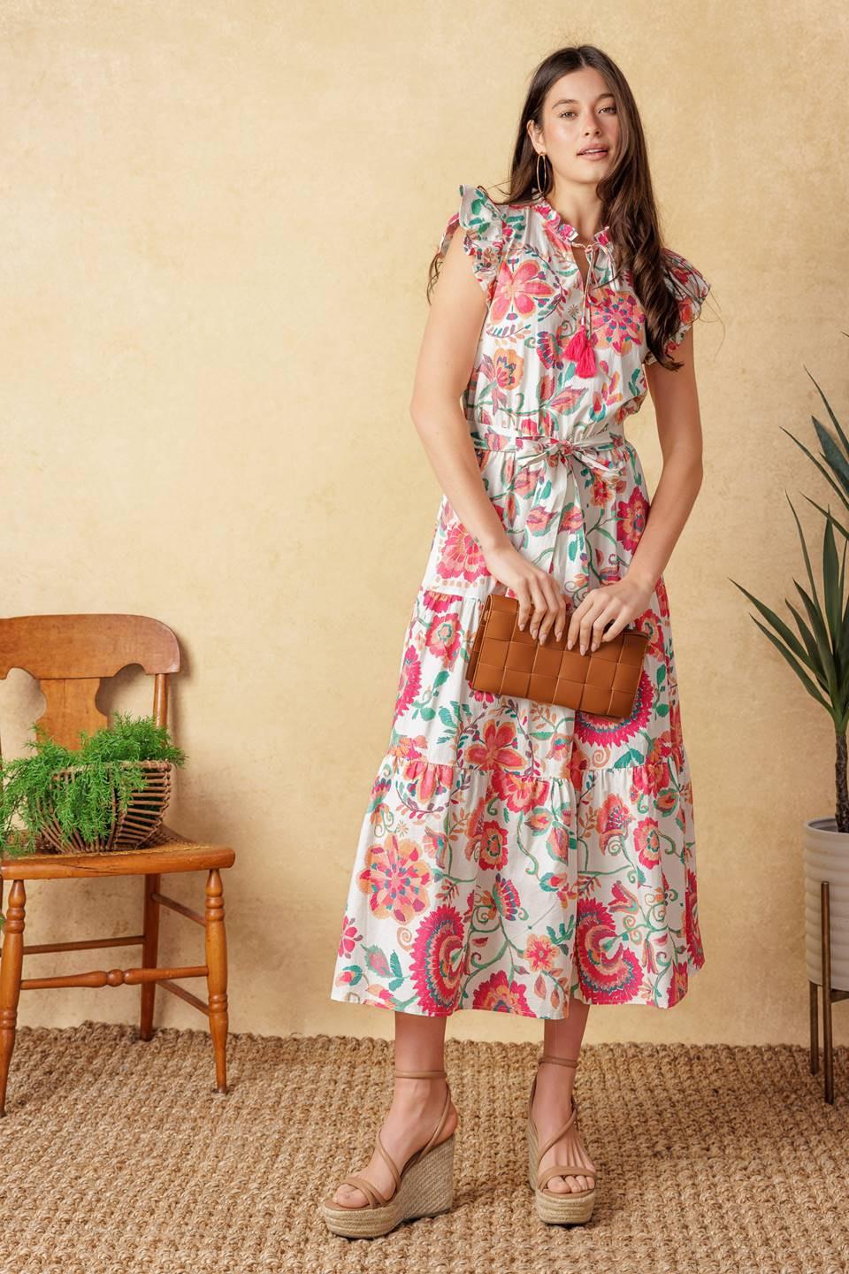 Bright Moments Midi Dress