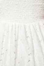 Wishing Well White Woven Lace Maxi Dress