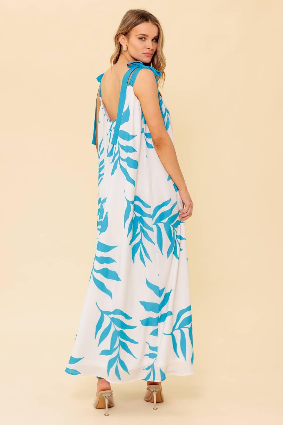 Amalfi Coast Woven Maxi Dress