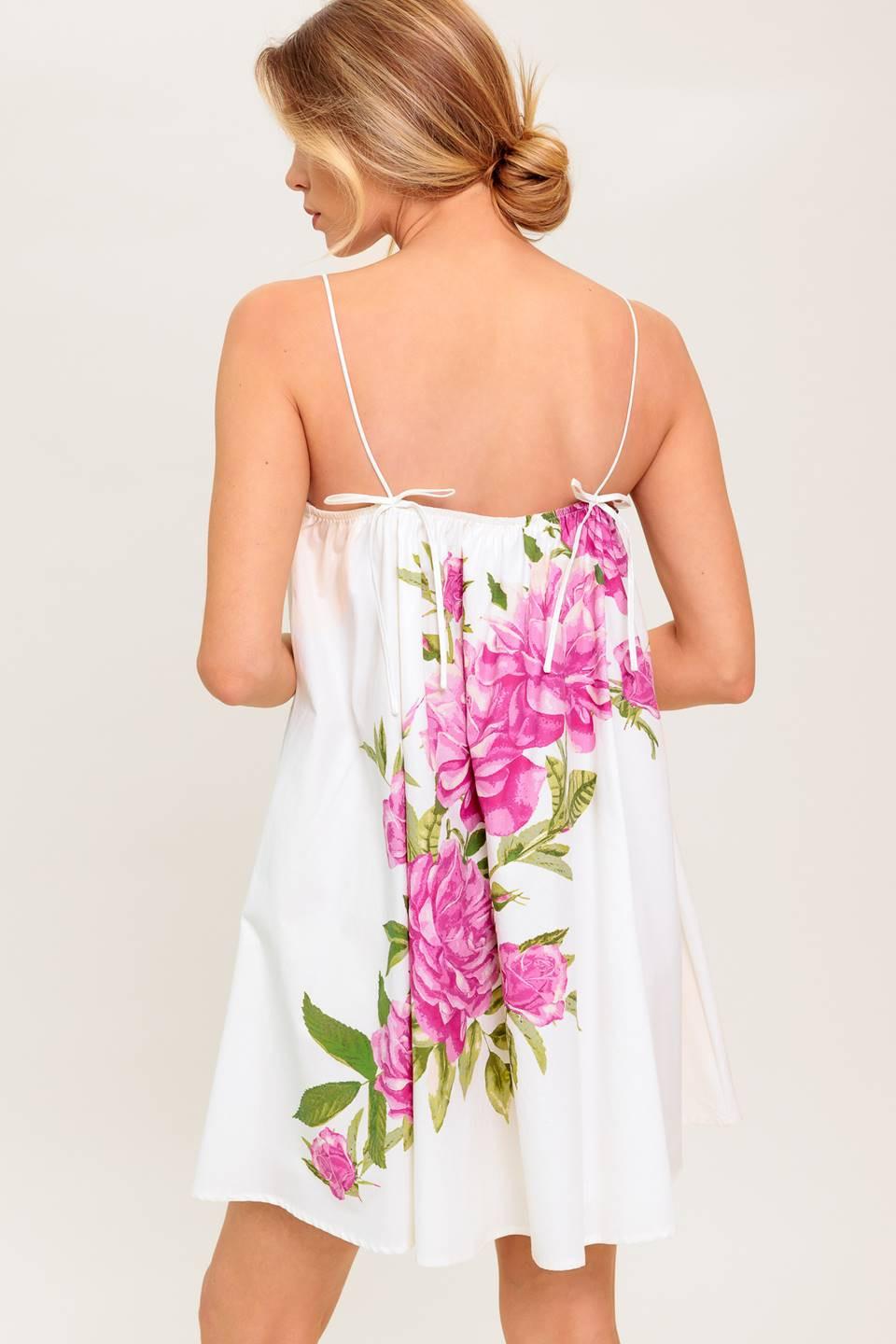 Garden Whispers Floral Mini Dress