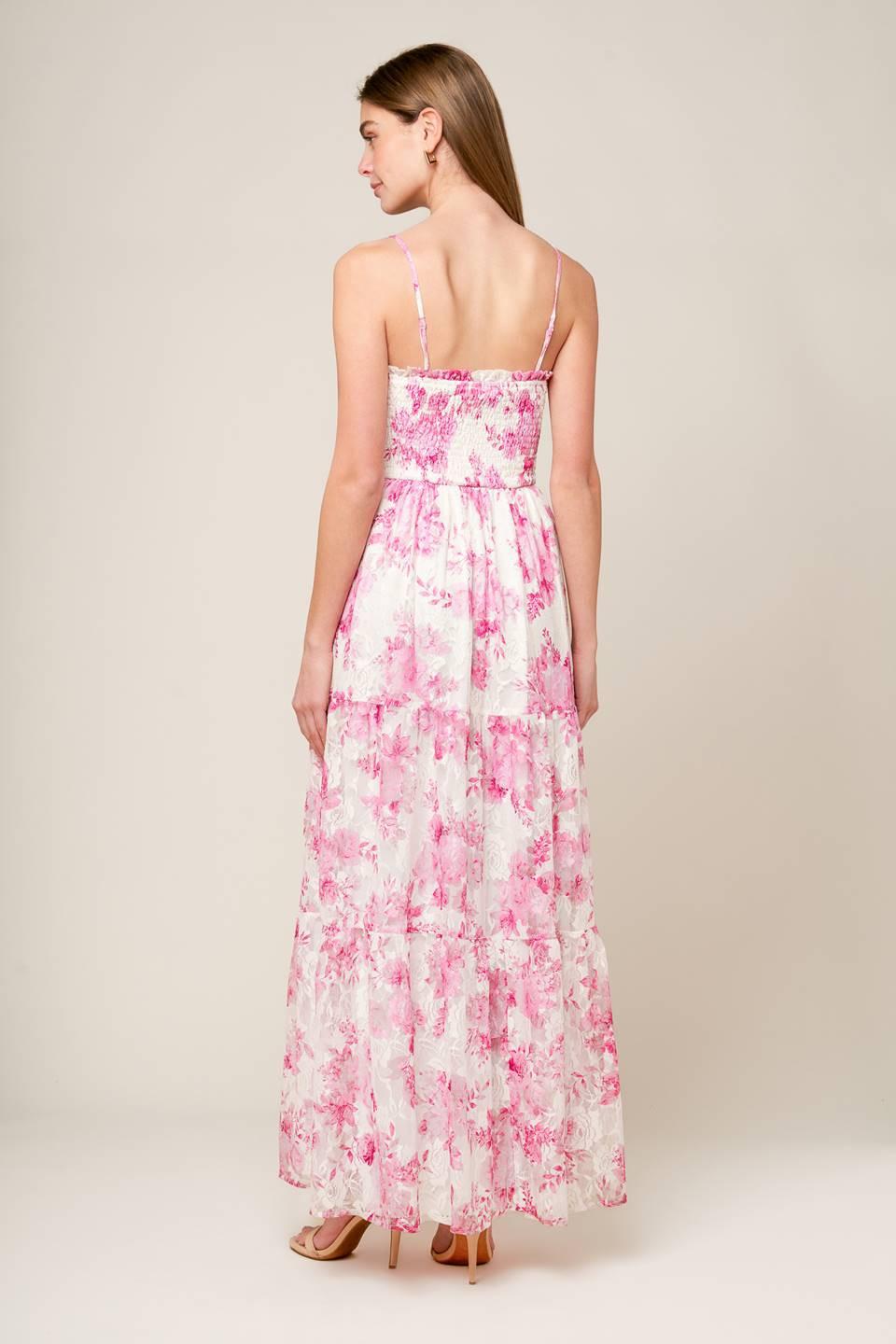 In This Moment Woven Lace Maxi Dress