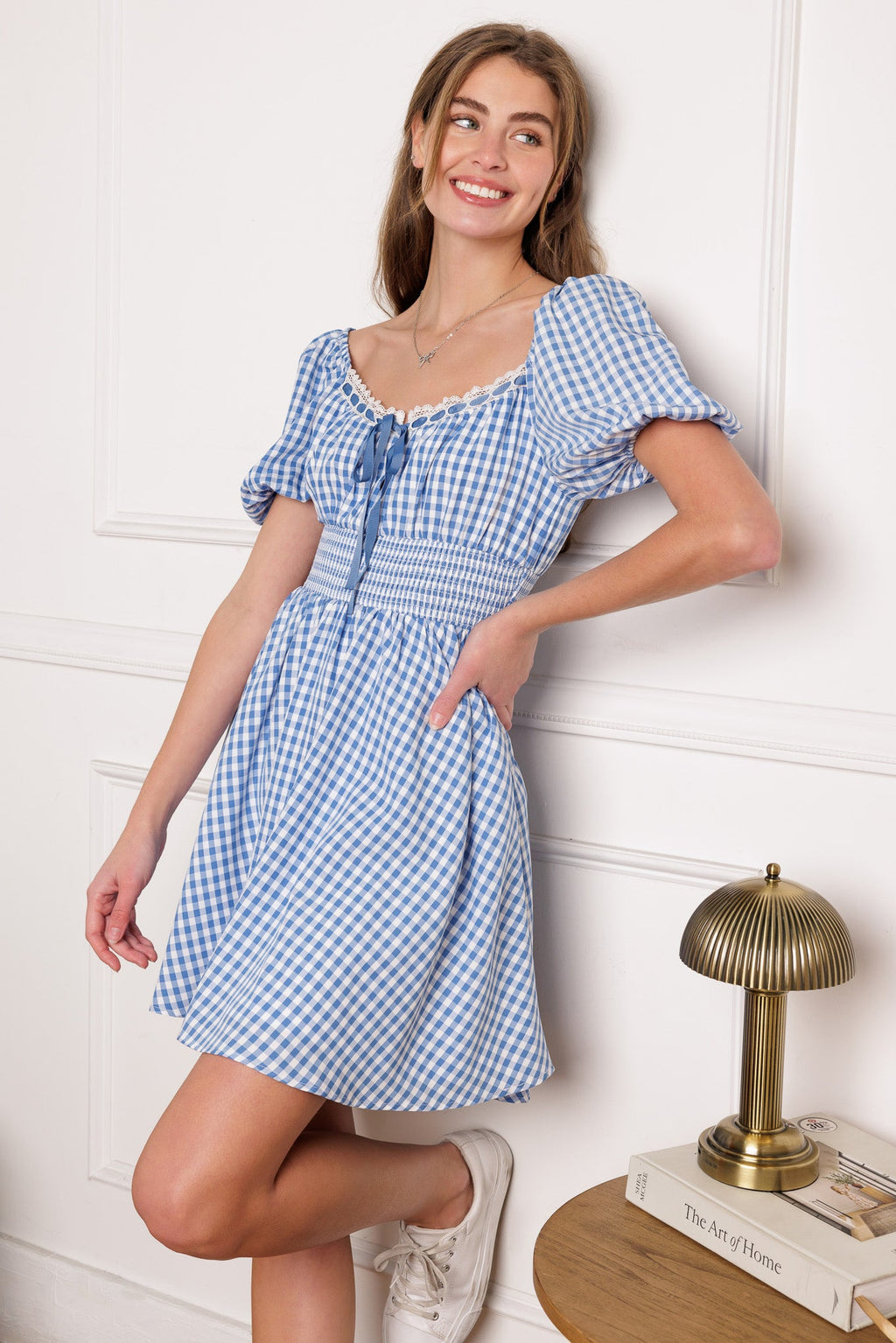 BREEZE THROUGH PARADISE WOVEN MINI DRESS