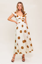 MOJITO MOOD WOVEN MIDI DRESS