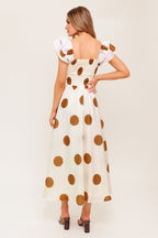 MOJITO MOOD WOVEN MIDI DRESS