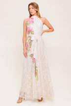Botanical Dream Lace Maxi Dress