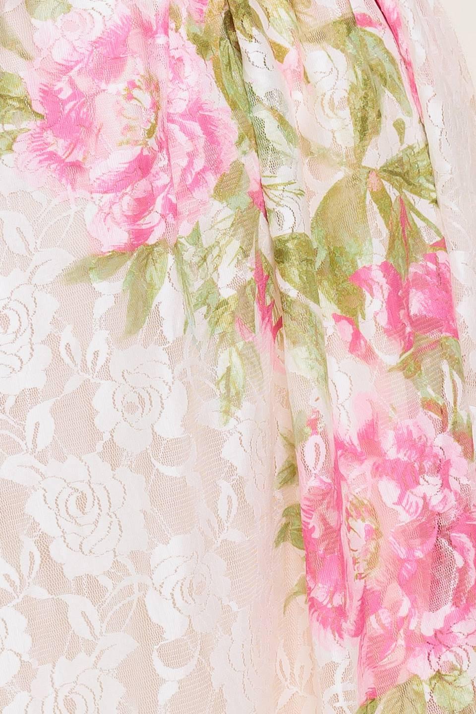 Botanical Dream Lace Maxi Dress