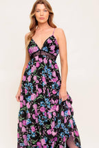 Pure Sunshine Black Maxi Dress
