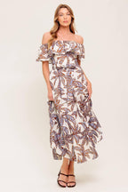 Lily Garden Woven Midi Dress