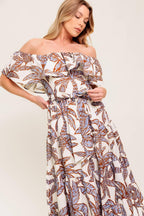 Lily Garden Woven Midi Dress