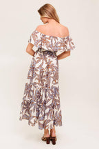 Lily Garden Woven Midi Dress
