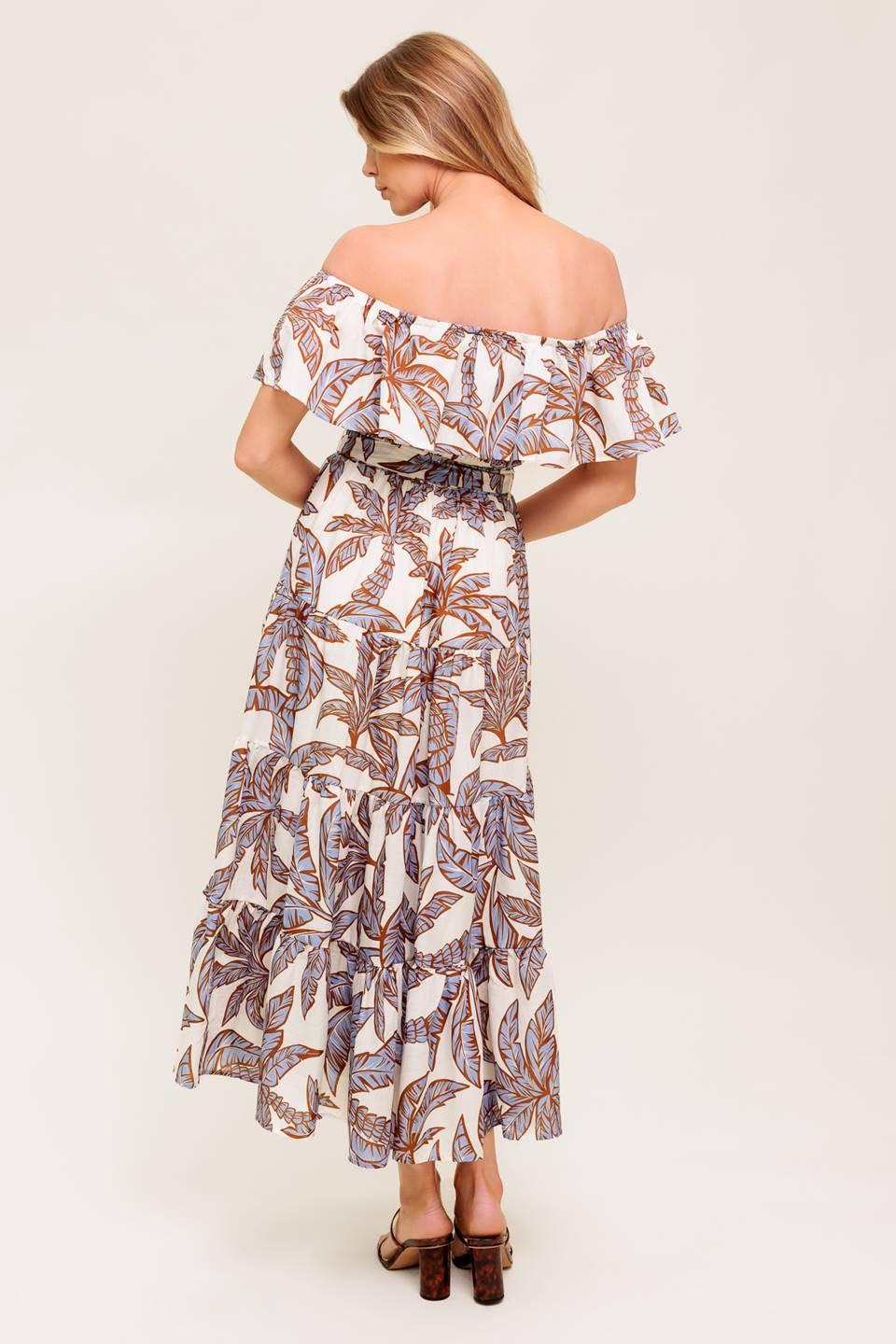 Lily Garden Woven Midi Dress
