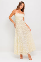 Paradise Awaits Lace Ankle Dress