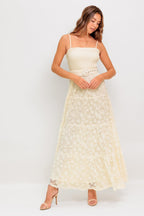 Paradise Awaits Lace Ankle Dress