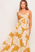 Heart of Hydrangea Maxi Dress
