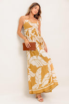 Heart of Hydrangea Maxi Dress