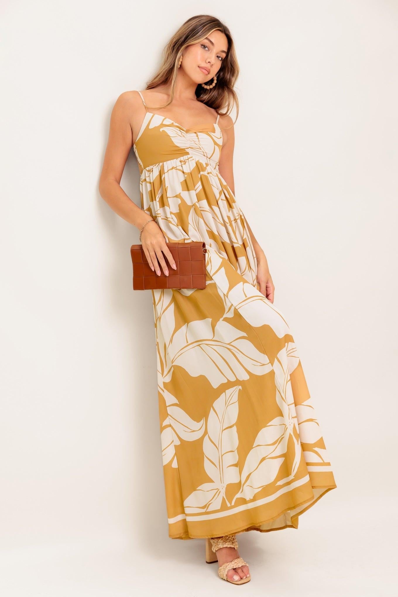 Heart of Hydrangea Maxi Dress