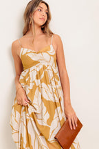 Heart of Hydrangea Maxi Dress
