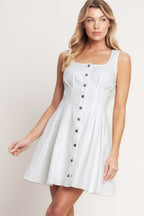SUMMER PROMISE WOVEN MINI DRESS