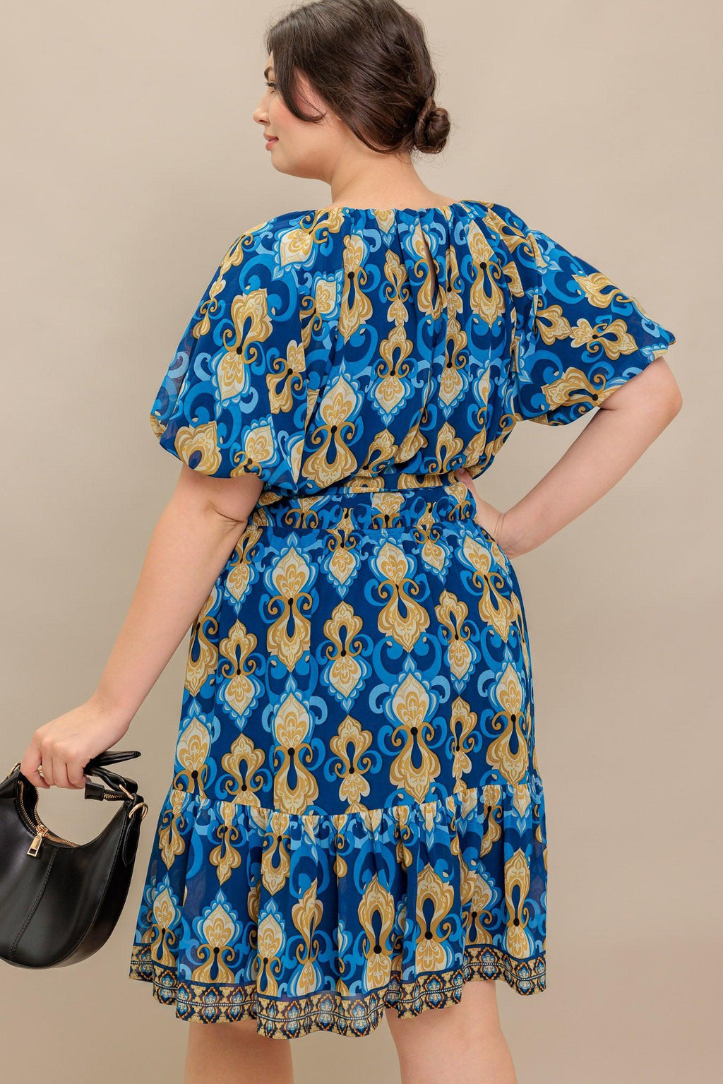 Baroque Breeze Mini Dress