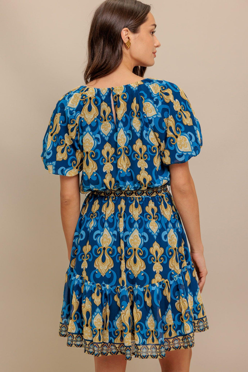 Baroque Breeze Mini Dress
