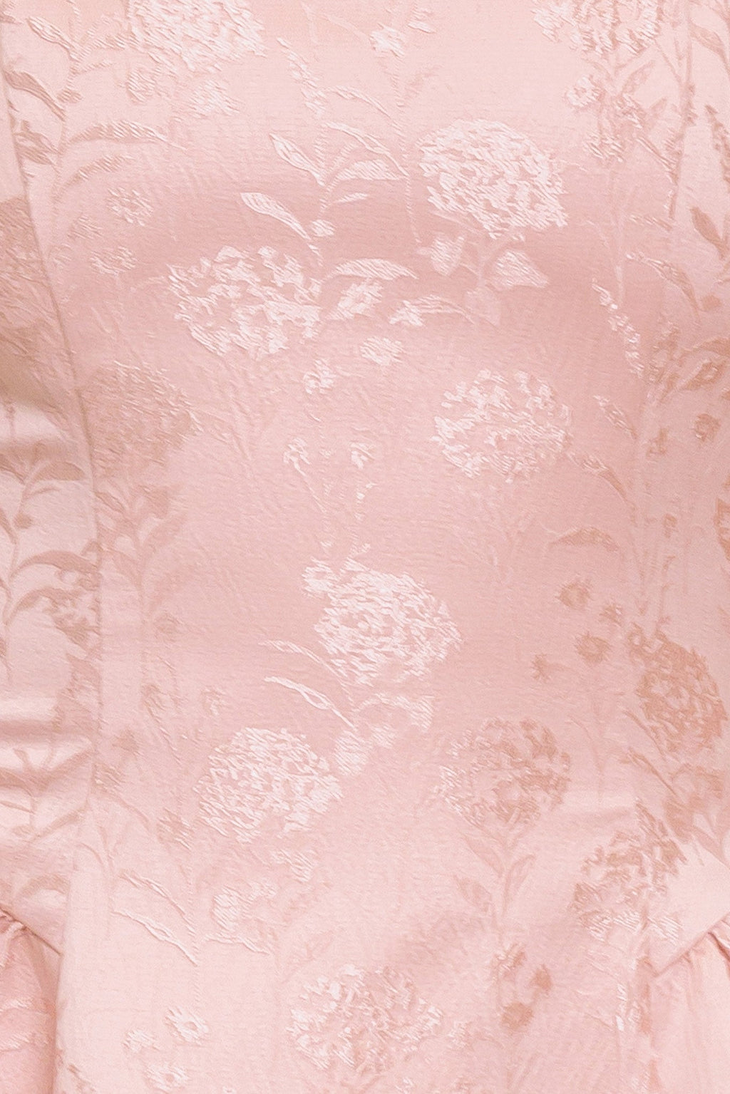 PINK JACQUARD SATIN MINI DRESS