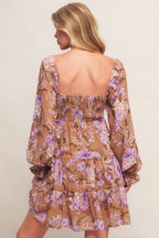 WESTERN GARDEN GIRL WOVEN MINI DRESS
