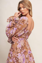 Western Garden Girl Mini Dress